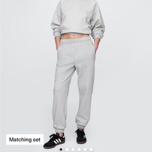 GAP HIGH RISE VINTAGE SOFT JOGGER  LARGE TALL HEATHER GREY